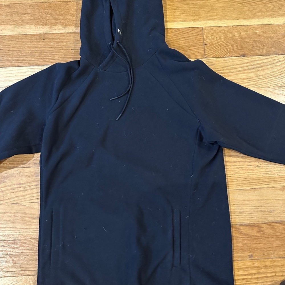 Gymshark men's black fleece hoodie size M